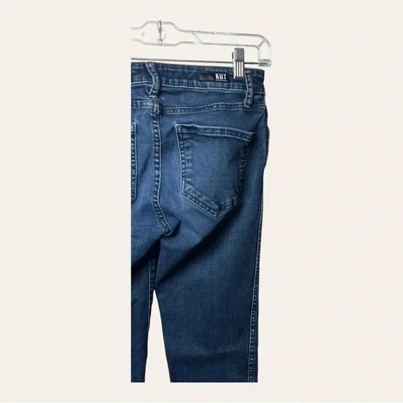 KUT FROM THE KLOTH SKINNY DENIM JEANS SIZE 2 DARK WASH DENIM IN COLOR - Picture 8 of 9